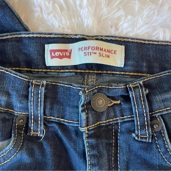 Levi's 511 Slim Performance Boys Youth Jeans Size 12 - Picture 3 of 5